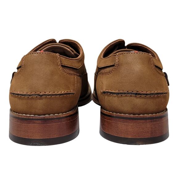 Tommy Hilfiger Men Brayo Casual Derby Oxfords Size US 8M Light Natural Brown - Picture 3 of 5